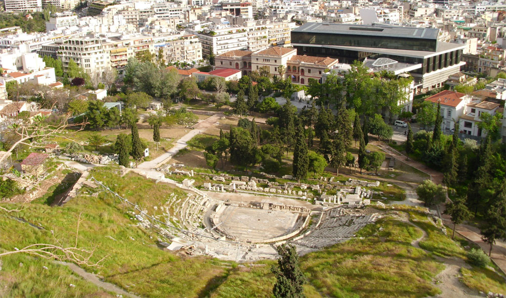 Théâtre de Dionysos vu du dessus